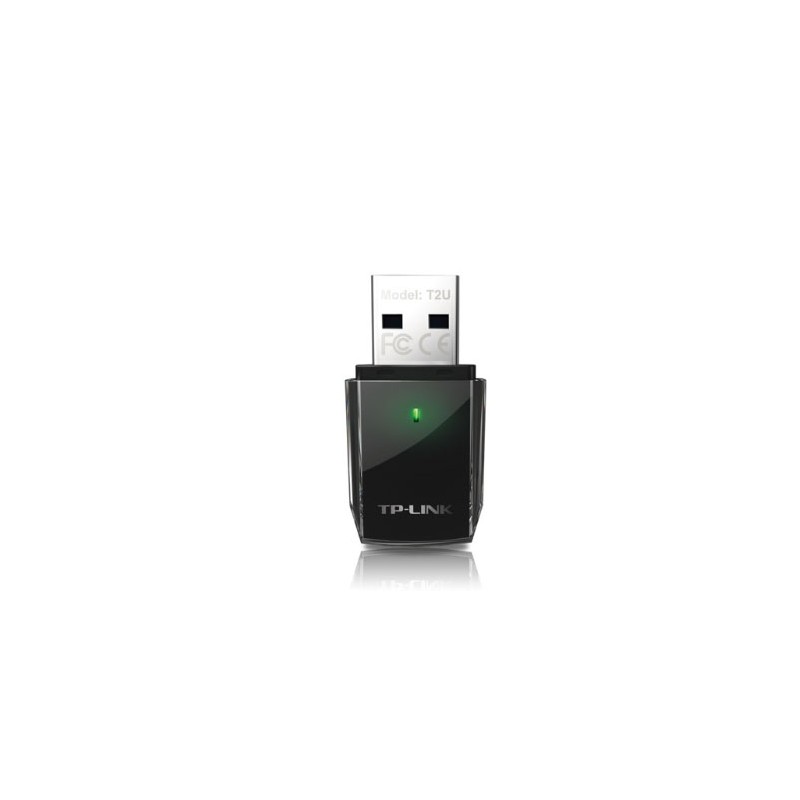 TARJETA DE RED USB TP-LINK ARCHER T2U DUAL BAND AC600 5GHZ 433MBPS O 2.4GHZ 150MBPS 802.11AC/A/N/G/B