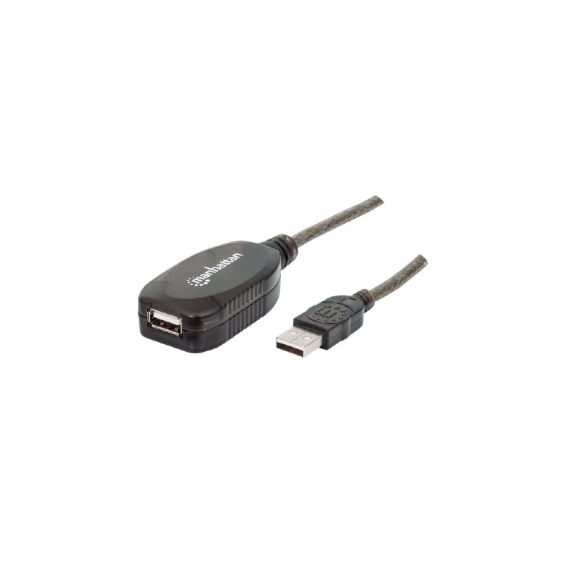 CABLE EXTENSION MANHATTAN USB 2.0 10M ACTIVA ENCADENABLE X3 M-H