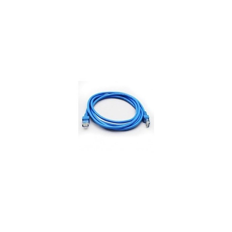 CABLE DE RED RJ45 GHIA 2 MTS 6 PIES PATCH CORD CAT 5E UTP AZUL 100COBRE