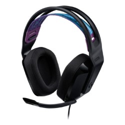 LOGITECH AUDÍFONOS GAMER G335 PARA PC/XBOX/PS4/NINTENDO SWITCH, ALÁMBRICO, 3.5MM, NEGRO
