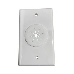 PLACA DE PARED LINKEDPRO BY EPCOM, CON ORIFICIO Y GROMMET, IDEAL PARA PASAR CABLES, LP-FP-GROM