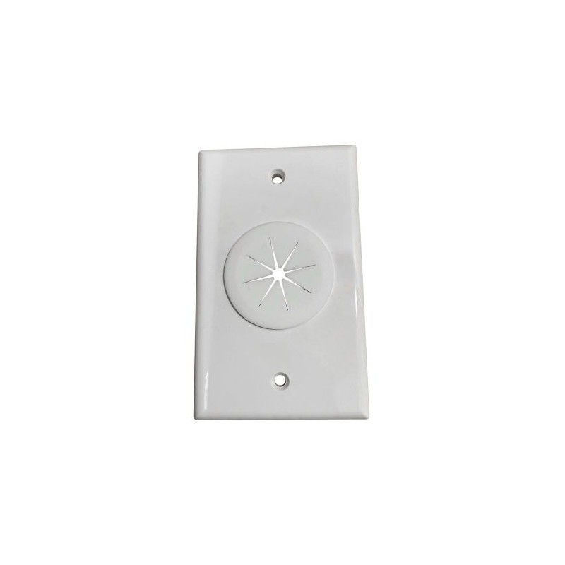 PLACA DE PARED LINKEDPRO BY EPCOM, CON ORIFICIO Y GROMMET, IDEAL PARA PASAR CABLES, LP-FP-GROM