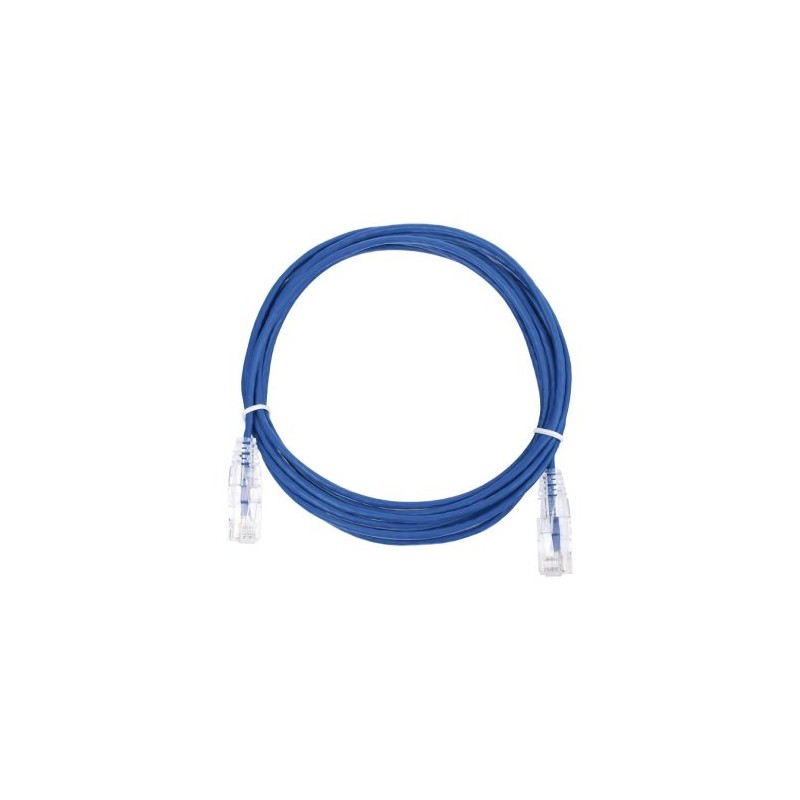 CABLE PATCH CAT6 LINKEDPRO BY EPCOM SLIM UTP RJ-45 MACHO – RJ-45 MACHO, 3 METROS, AZUL, LP-UT6-300-BU28