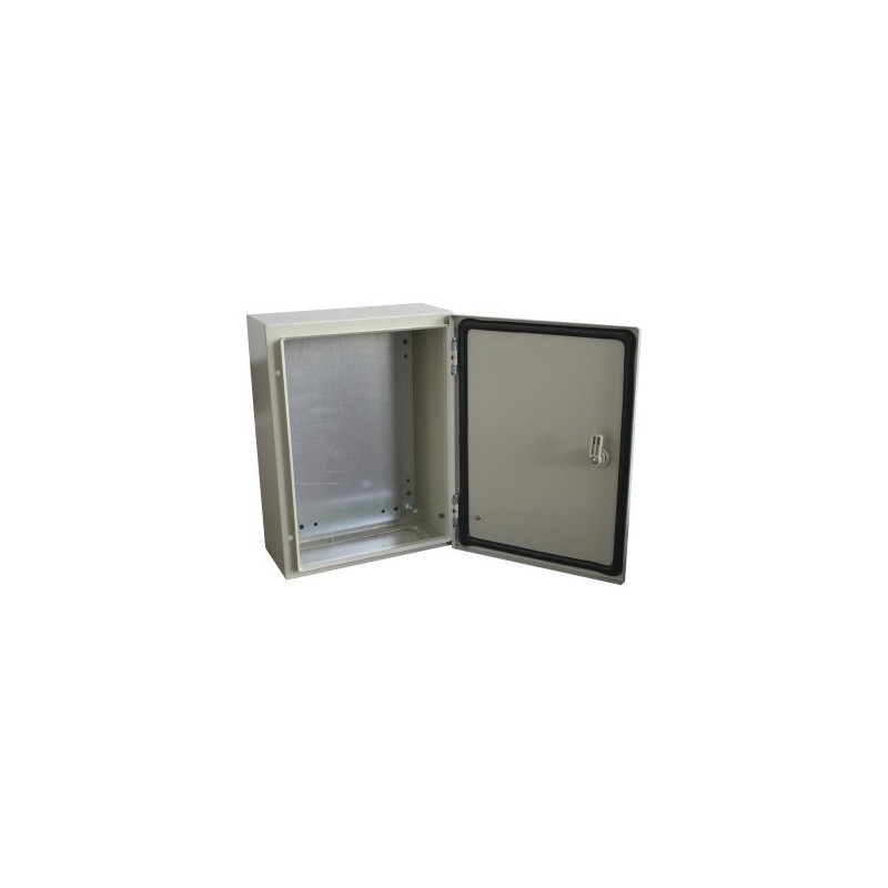 PRECISION GABINETE DE ACERO IP66 PARA EXTERIORES, 30 X 40 X 20CM, HASTA 30KG, GRIS, CON PLACA TRASERA INTERIOR DE METAL Y COMPUE