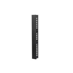 LINKEDPRO ORGANIZADOR DE CABLES VERTICAL, 24U, NEGRO, PARA SERIE EIRL/EIQR, LPVM24U