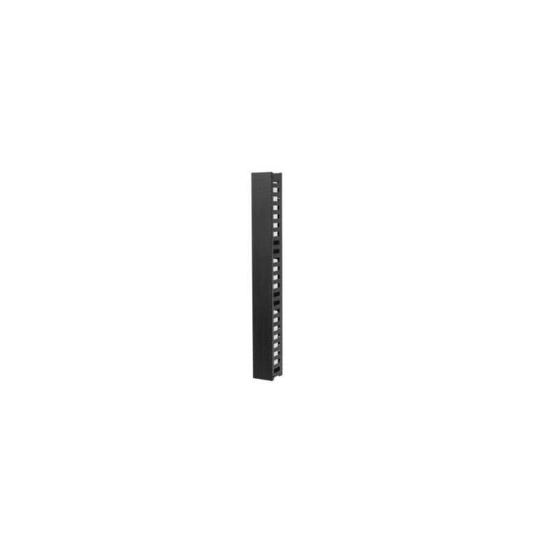 LINKEDPRO ORGANIZADOR DE CABLES VERTICAL, 24U, NEGRO, PARA SERIE EIRL/EIQR, LPVM24U