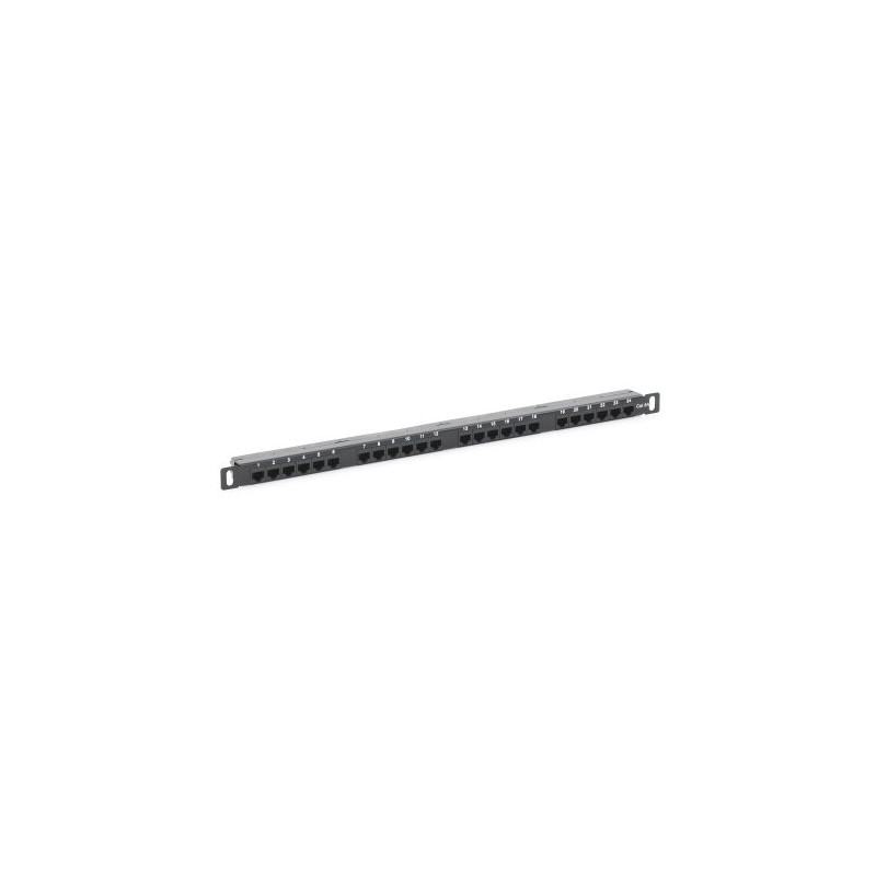 PANEL DE PARCHEO DE IMPACTO LINKEDPRO BY EPCOM (110) SIN BLINDAJE DE 24 PUERTOS CAT6A CON BARRA PARA ORGANIZAR CABLE, LP-PP-CU-6