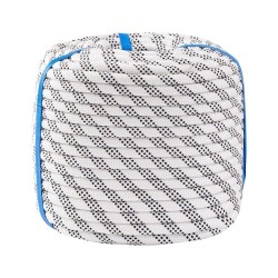 CUERDA DE NYLON DE 1/2 PULGADA Y 100 PIES, CUERDA DE ARBORISTA DE ESCALADA DOBLE TRENZADA DE POLIÉSTER, CUERDA DE SEGURIDAD PARA