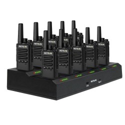 RADIOS DE COMUNICACIÓN RETEVIS RT668B DE DOS VÍAS 10 PACK CON GANG CHARGER