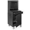 GABINETE PORTÁTIL PARA COMPUTADORA H-7545 DE ACERO VENTILADO, CON VENTANA DE ACRÍLICO RESISTENTE Y CERRADURA PARA SEGURIDAD, IDE
