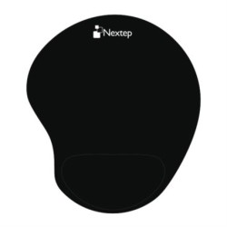 MOUSE PAD NEXTEP ERGONÓMICO GEL COLOR NEGRO, ANTIPERDIDA, 23 CM X 20 CM
