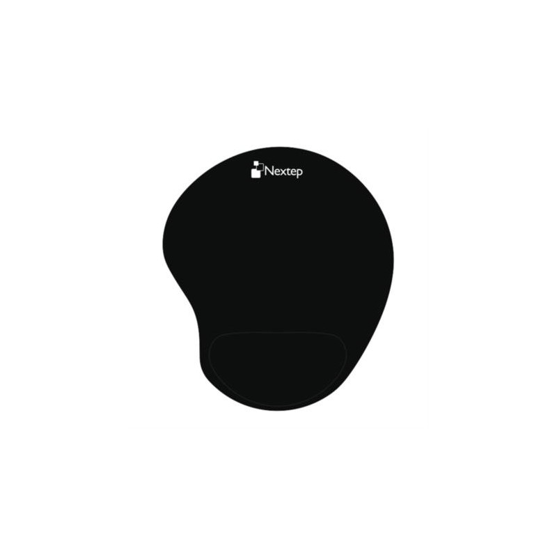 MOUSE PAD NEXTEP ERGONÓMICO GEL COLOR NEGRO, ANTIPERDIDA, 23 CM X 20 CM