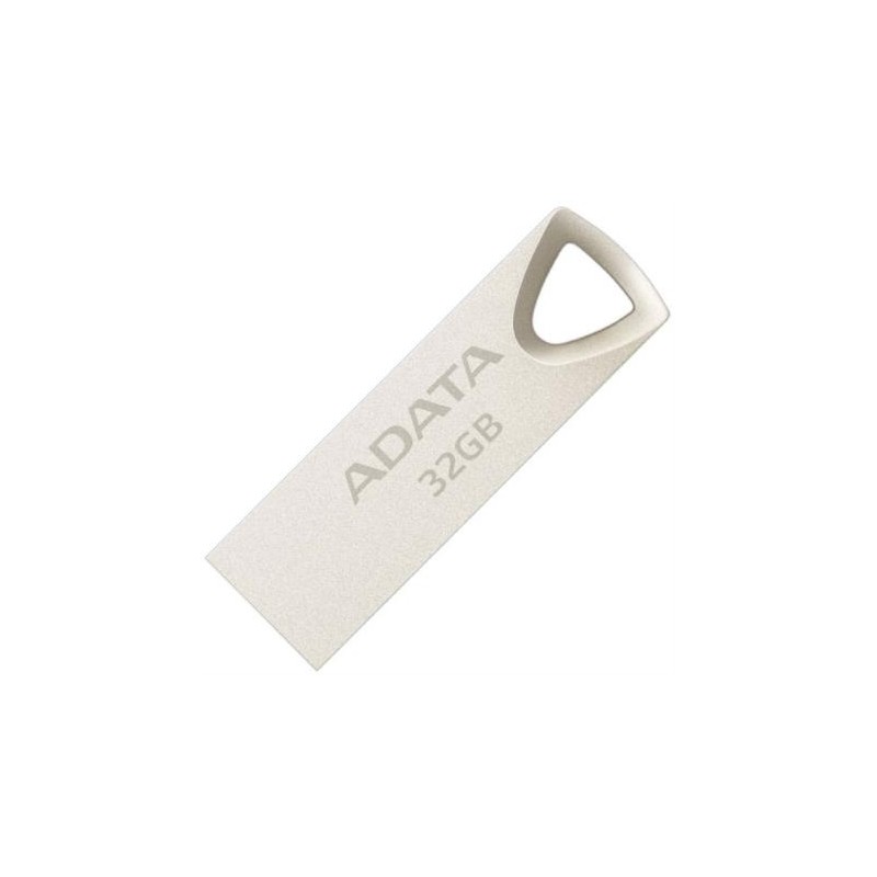 MEMORIA USB ADATA 32 GB UV210 METÁLICA 2.0 COLOR PLATA CON INTERFAZ USB 2.0, DISEÑO COMPACTO Y DURADERO