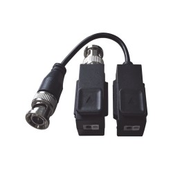 TRANSCECTOR (BALUNS) TURBOHD, EPCOM, HIKVISION CON BOTÓN PUSH HASTA 8 MP (4K), 100% COBRE, SOPORTA HD-TVI / AHD / CVI / CVBS / A