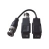TRANSCECTOR (BALUNS) TURBOHD, EPCOM, HIKVISION CON BOTÓN PUSH HASTA 8 MP (4K), 100% COBRE, SOPORTA HD-TVI / AHD / CVI / CVBS / A