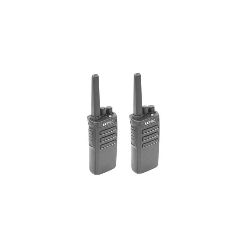 RADIO PORTÁTIL TXPRO DUO DE RADIOS PORTATILES UHF, 5W DE POTENCIA, SCRAMBLER DE VOZ, ALTA COBERTURA, 400-470 MHZ, TX600DUO