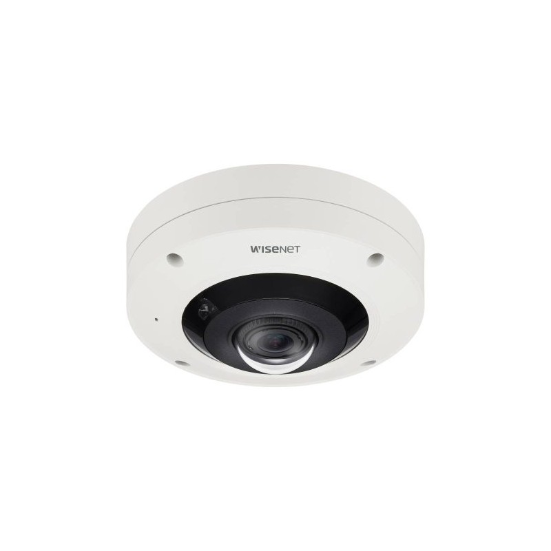CÁMARA DE SEGURIDAD HANWHA TECHWIN WISENET IP DOMO FISHEYE IR PARA EXTERIORES, ALÁMBRICO, 3008 X 3008 PIXELES, DÍA/NOCHE, WDR 12