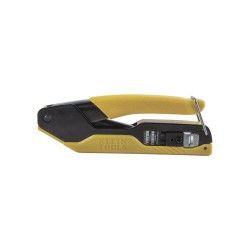 PONCHADORA/PELACABLES/CORTACABLES KLEIN TOOLS CON MATRACA PARA CONECTORES PASS-THRU RJ45, VDV226-005
