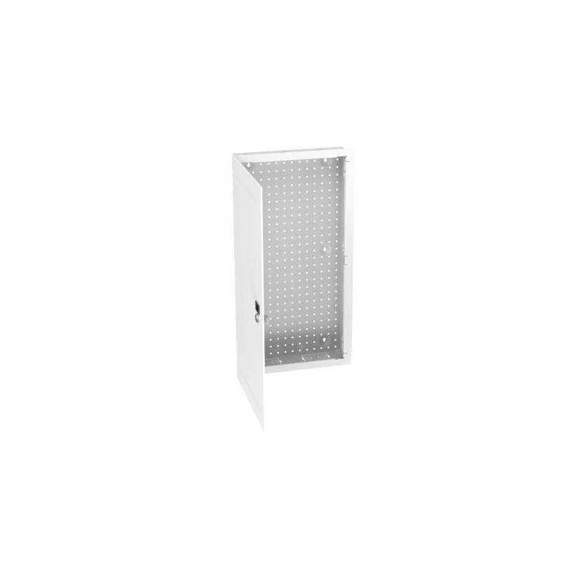 GABINETE PANDUIT MULTIPROPÓSITO DE MONTAJE EN PARED, DE 28 IN DE ALTURA, CON PUERTA REVERSIBLE, FABRICADO EN ACERO, COLOR BLANCO