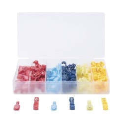 EPCOM CONECTOR TIPO T-TAP PARA CABLEADO ELÉCTRICO, AZUL/ROJO/AMARILLO, 60 PIEZAS, CT-T123