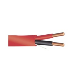 BOBINA DE CABLE LINKEDPRO PARA ALARMA CONTRA INCENDIOS, BOBINA DE 305 METROS, 2 X 18 AWG, ROJO, TIPO FPLR, (UL) FT4, IDEAL PARA 