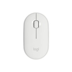 MOUSE LOGITECH ÓPTICO PEBBLE 2 M350S, INALÁMBRICO, BLUETOOTH, 4000DPI, BLANCO, 910-007047