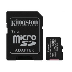 MEMORIA KINGSTON MICRO SD CANVAS SELECT PLUS 128GB UHS-I CLASE 10 C/ADAPTADOR