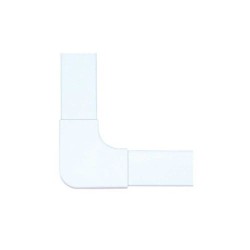 SECCIÓN EN “L” COLOR BLANCO DE PVC AUTO EXTINGUIBLE, PARA CANALETA PT48