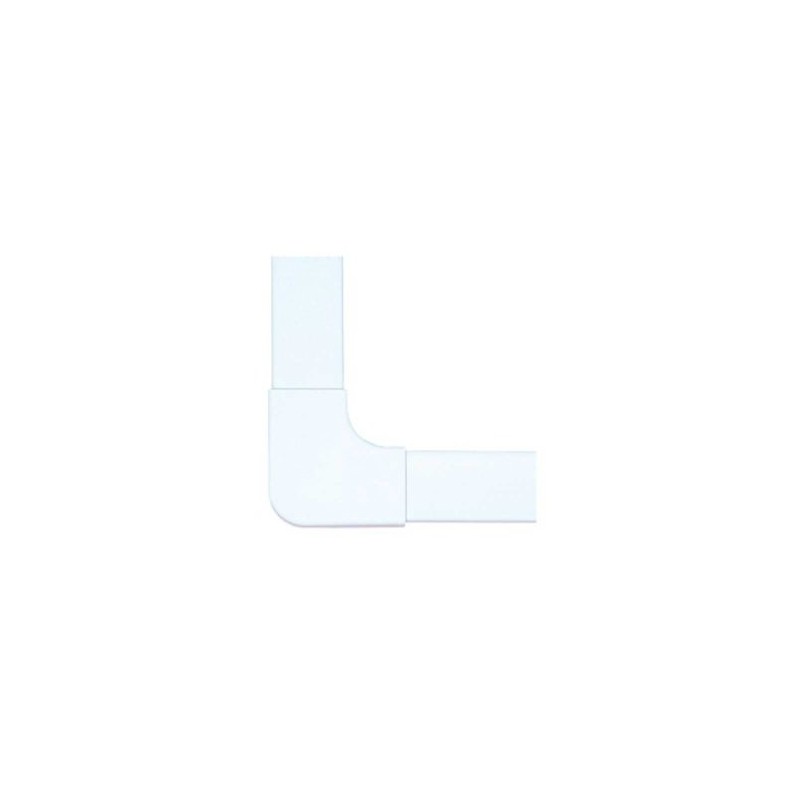 SECCIÓN EN “L” COLOR BLANCO DE PVC AUTO EXTINGUIBLE, PARA CANALETA PT48
