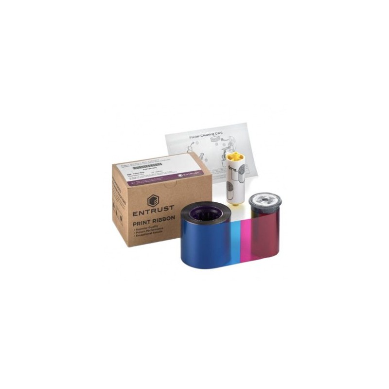 CINTA DATACARD 525100-005 YMCKT-KT, 350 IMPRESIONES, PARA ENTRUST SIGMA DS2, 525100-005