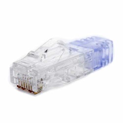 PANDUIT PLUG RJ45 CAT6, PARA CABLE UTP DE CALIBRE 23-24 AWG, CHAPADO EN ORO DE 50 MICRAS, PAQUETE DE 100 PIEZAS (SP688-C)