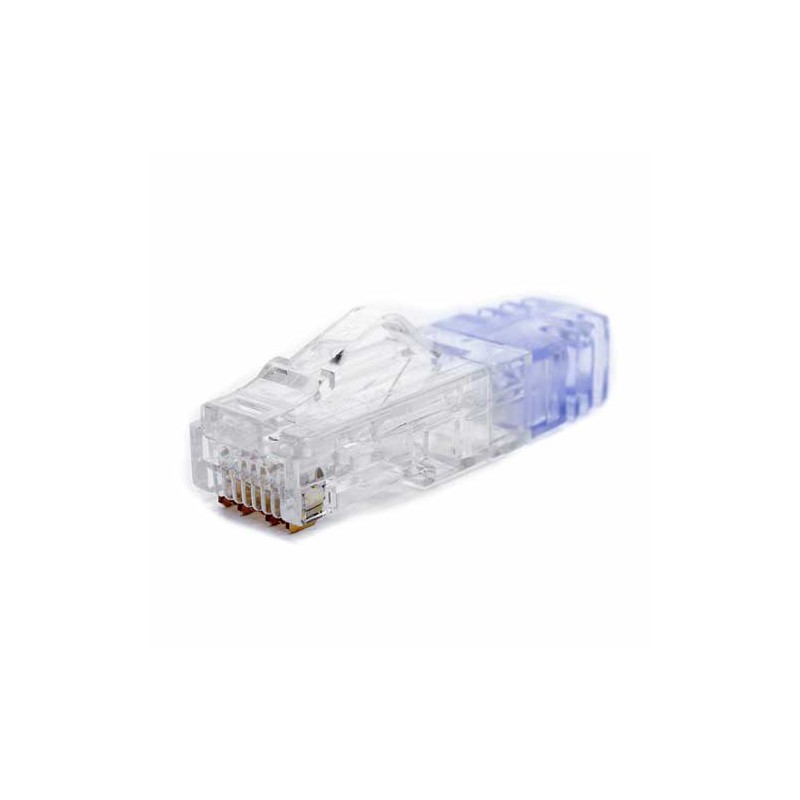 PANDUIT PLUG RJ45 CAT6, PARA CABLE UTP DE CALIBRE 23-24 AWG, CHAPADO EN ORO DE 50 MICRAS, PAQUETE DE 100 PIEZAS (SP688-C)