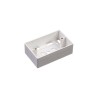 CAJA DE PARED UNIVERSAL LINKED PRO LP-FP-33 COLOR BLANCO PARA MONTAJE CON PLACAS DE PARED