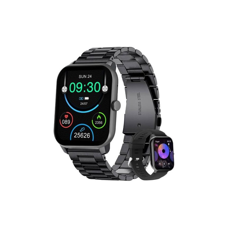 SMARTWATCH EASYTAO 1.83? PANTALLA GRANDE, RELOJ INTELIGENTE LLAMADA BLUETOOTH, IMPERMEABLE IPX67, MONITOR DE FRECUENCIA CARDÍACA