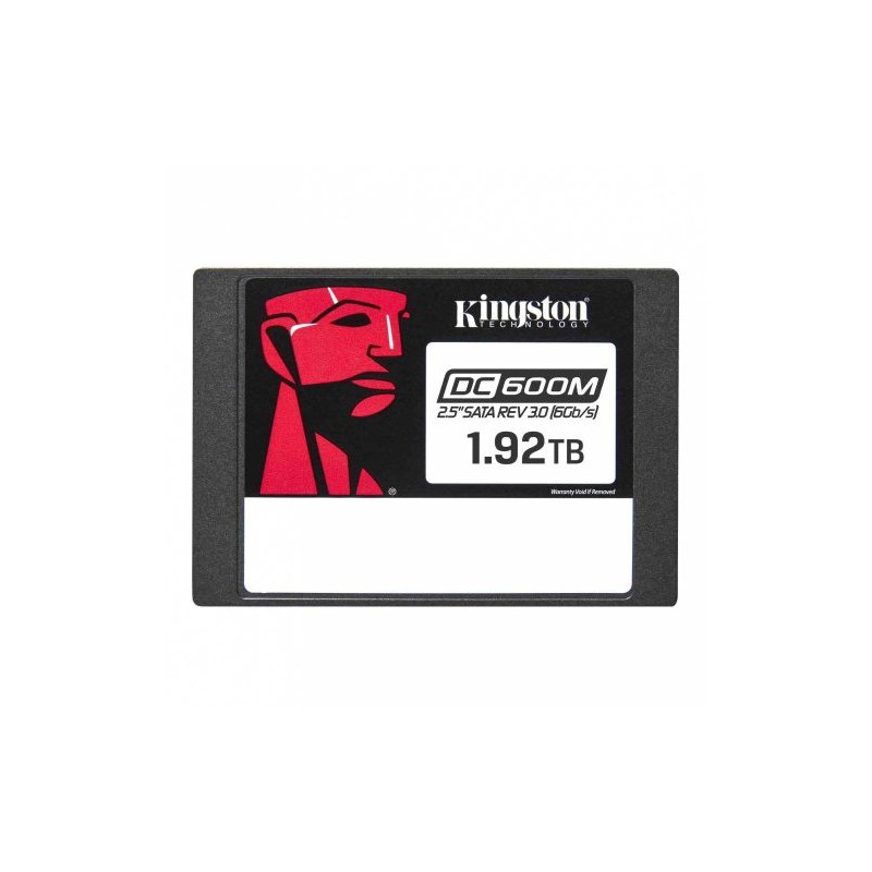 SSD PARA SERVIDOR KINGSTON DC600M, 1.9TB, SATA III, 2.5”, 7MM ? PARA SU USO EN SERVIDOR REQUIERE SNA-BR2/35, SEDC600M/1920G
