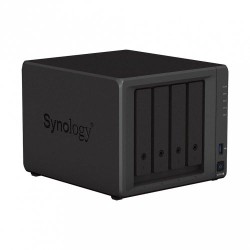 SYNOLOGY SERVIDOR NAS DISKSTATION DS923+ DE 4 BAHÍAS, AMD RYZEN R1600 2.60GHZ, 4GB DDR4, 2X USB 3.2, NEGRO ? NO INCLUYE DISCOS, 