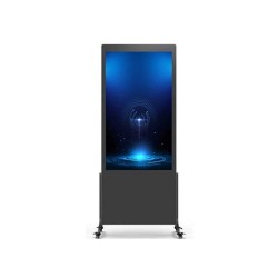 PANTALLA COMERCIAL DAHUA VERTICAL LED 55?, 4K ULTRA HD, MODELO DHI-LDV55-SAI400K, DISEÑO ELEGANTE Y VERSÁTIL EN COLOR NEGRO, DHI