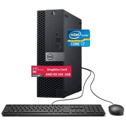 COMPUTADORA DE ESCRITORIO DELL OPTIPLEX 7050 SFF PC DE SOBREMESA, AMD RADEON RX550 2GB, INTEL I7-7700 4 NÚCLEOS 3.40GHZ-4.0GHZ 1