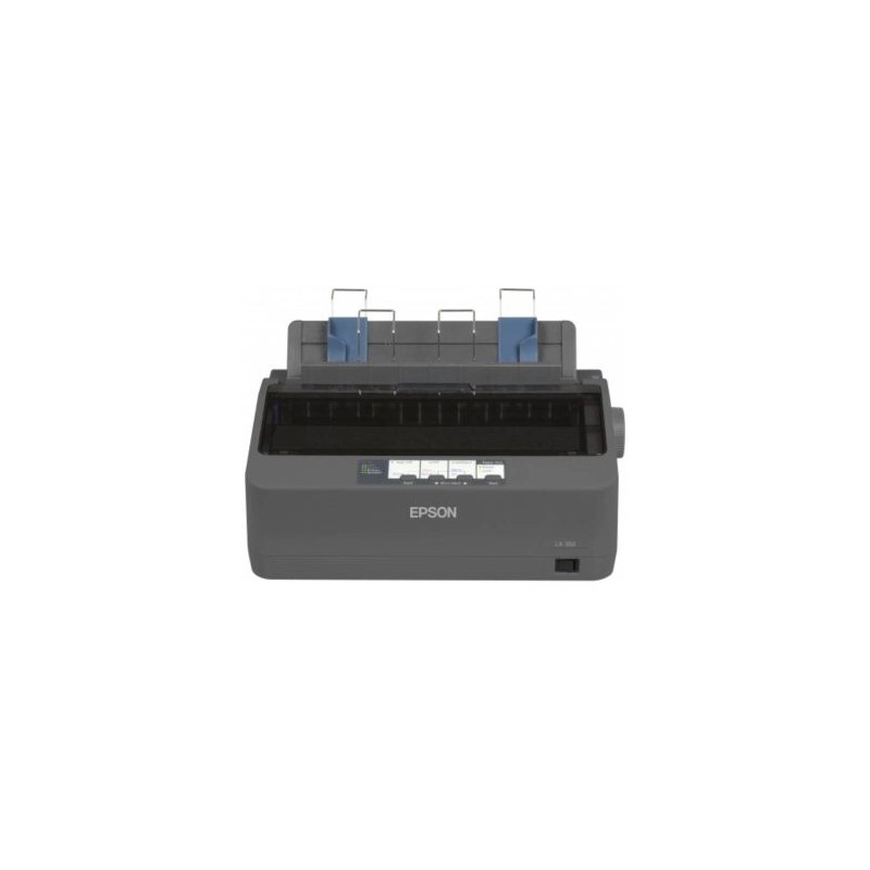 IMPRESORA EPSON LX-350, 110V, BLANCO Y NEGRO, MATRIZ DE PUNTOS, 9 PINES, CONEXIONES PARALELO Y USB 2.0, IDEAL PARA DOCUMENTOS DE
