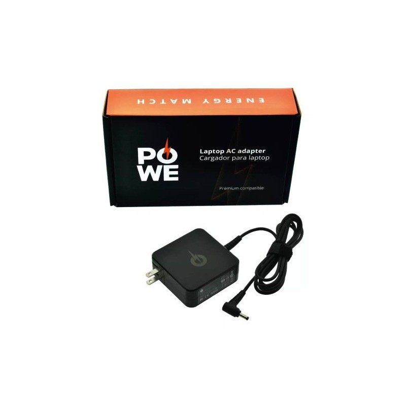 CARGADOR PARA LAPTOP LENOVO, 20V 3.25A, 65W, 4.0 X 1.7MM