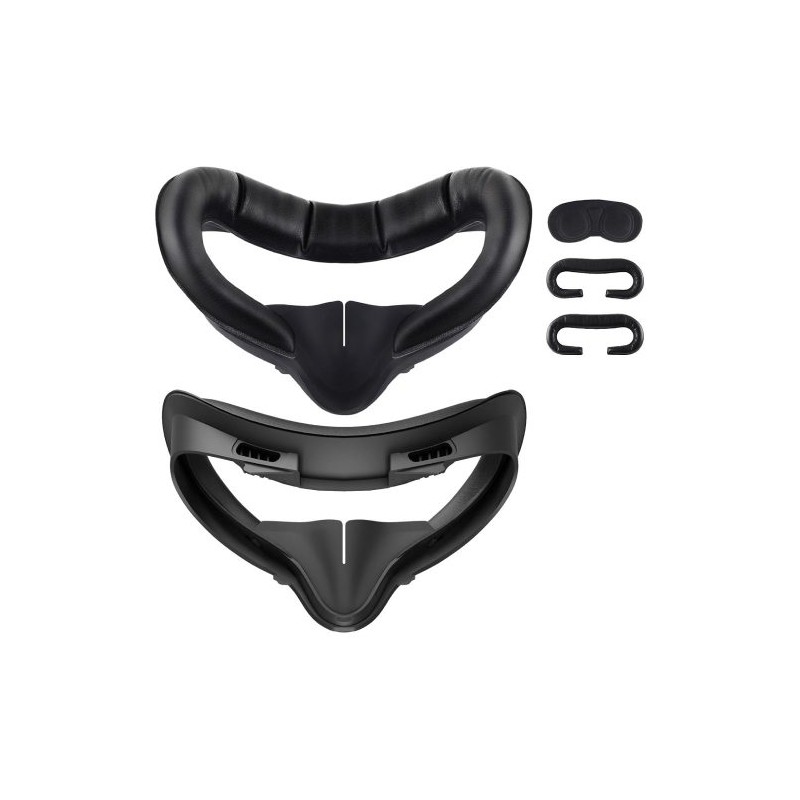 ALMOHADILLA FACIAL CONFORTABLE PARA OCULUS QUEST 2, REEMPLAZO DE ESPUMA Y CUBIERTA DE CUERO PU, TRANSPIRABLE