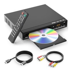 REPRODUCTOR DE DVD LOMENTICS ALL-REGION, COMPATIBLE CON TV, SONIDO DE ALTA CALIDAD CON HDMI Y RCA, RESOLUCIÓN	1920 X 1080, CONTR