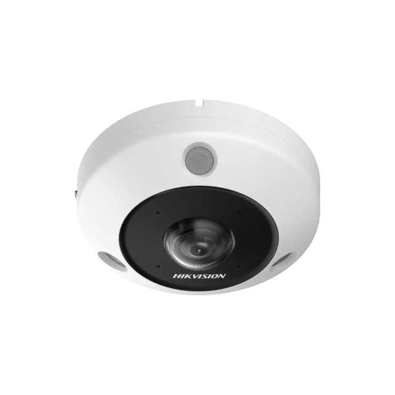 CÁMARA IP MINI FISHEYE HIKVISION IR PARA INTERIORES/EXTERIORES 180° – 360°, ALÁMBRICO, 3504 X 3504 PIXELES, DÍA/NOCHE, DS-2CD63C