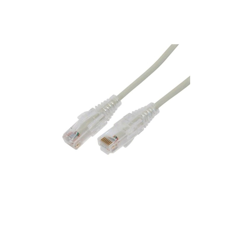CABLE DE PARCHEO LINKEDPRO SLIM CAT6A UTP RJ-45 MACHO – RJ-45 MACHO, 10 METROS, GRIS, LP-UT6A-1000-GY28
