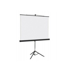 PANTALLA DE PROYECCIÓN MULTIMEDIA SCREENS DE TRIPIÉ MST-246, 137?, 2.46X2.46M, BLANCO, MST-246