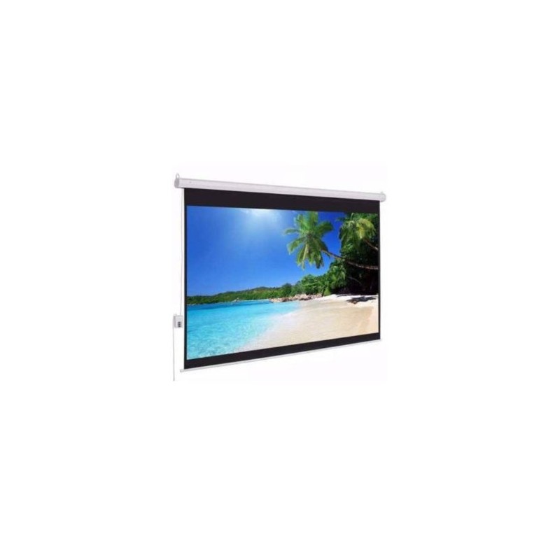 PANTALLA DE PROYECCIÓN ELECTRICA MULTIMEDIA SCREENS MSE-183, 120”, 2.44? ?X? ?1.83, BLANCO, MSE-183