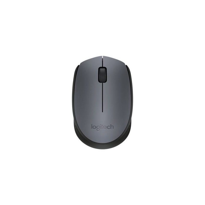 MOUSE LOGITECH ÓPTICO M170, INALÁMBRICO, USB, 1000DPI, NEGRO/GRIS, 910-004940