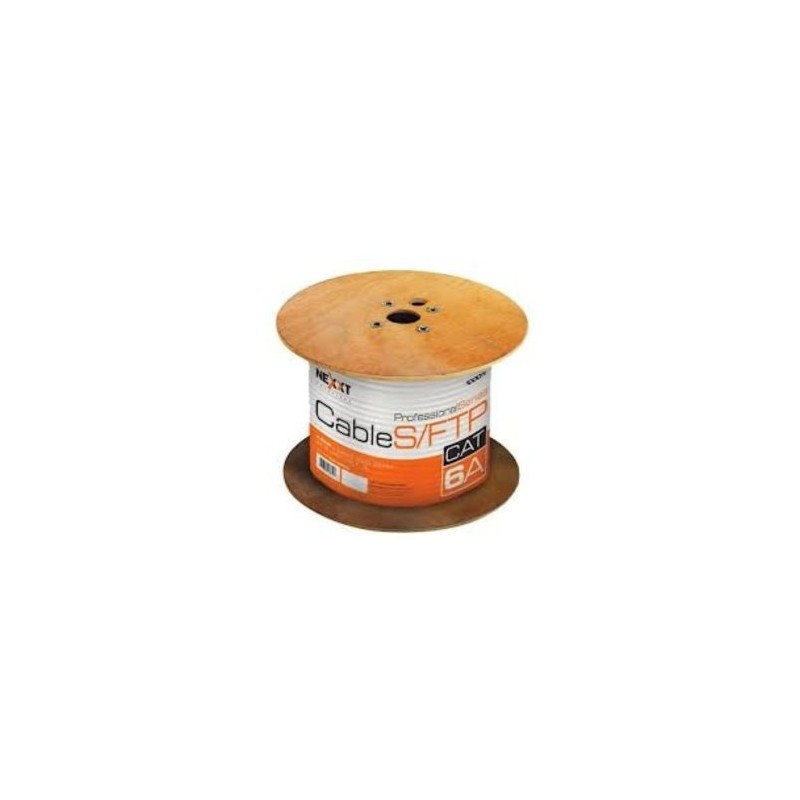 BOBINA DE CABLE NEXXT SOLUTIONS CAT6A STP, 305 METROS, GRIS, NAB-UTP6AGR