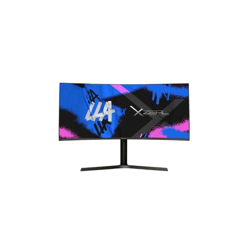 MONITOR GAMER CURVO XZEAL XZ-6010, LED 34?, QUAD HD, FREESYNC, 100HZ, HDMI, NEGRO, XZMO341B