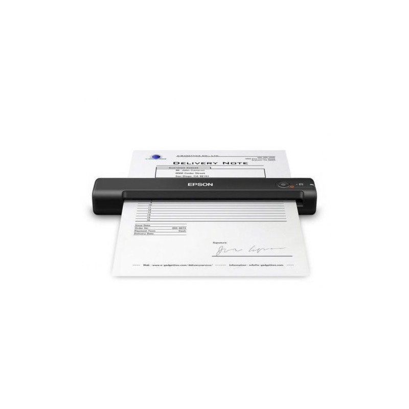 SCANNER EPSON WORKFORCE ES-50, 600 X 600 DPI, ESCÁNER COLOR, USB, NEGRO, B11B252201